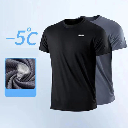 Men’s Quick-Dry Moisture-Wicking Gym T-Shirt