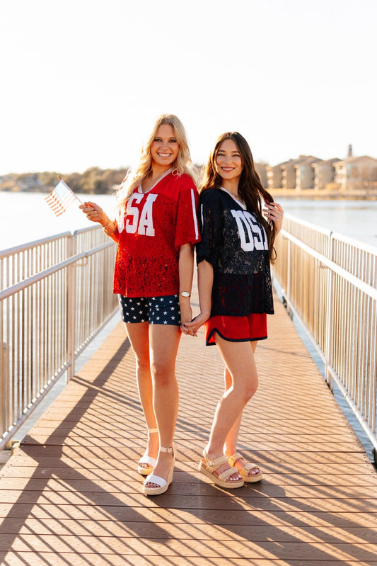 Red Lace USA Jersey