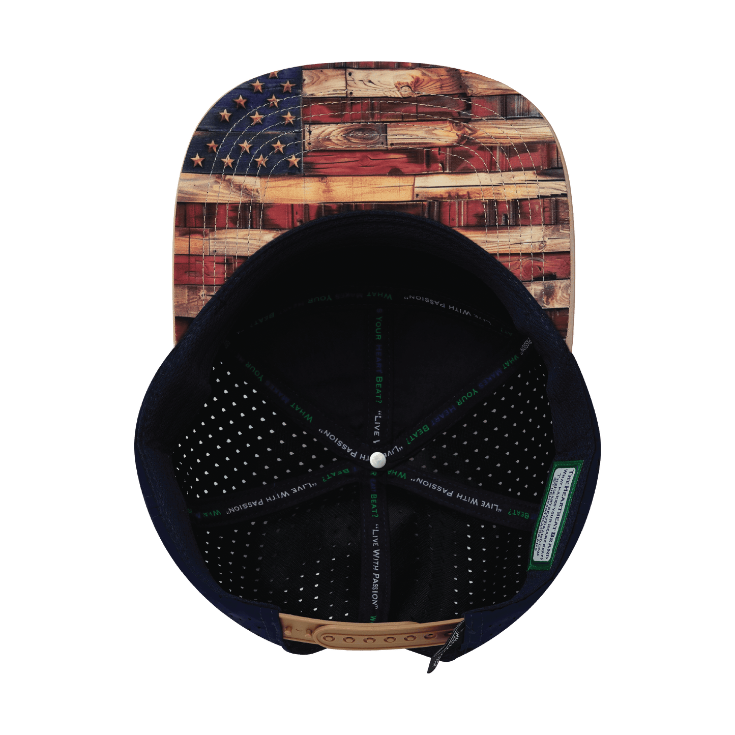 Adult Color Vibes Stained Flag Flat Bill Hat