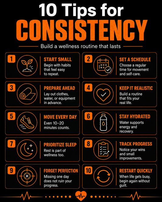 10 Tips for Staying Consistent in Your Wellness Journey