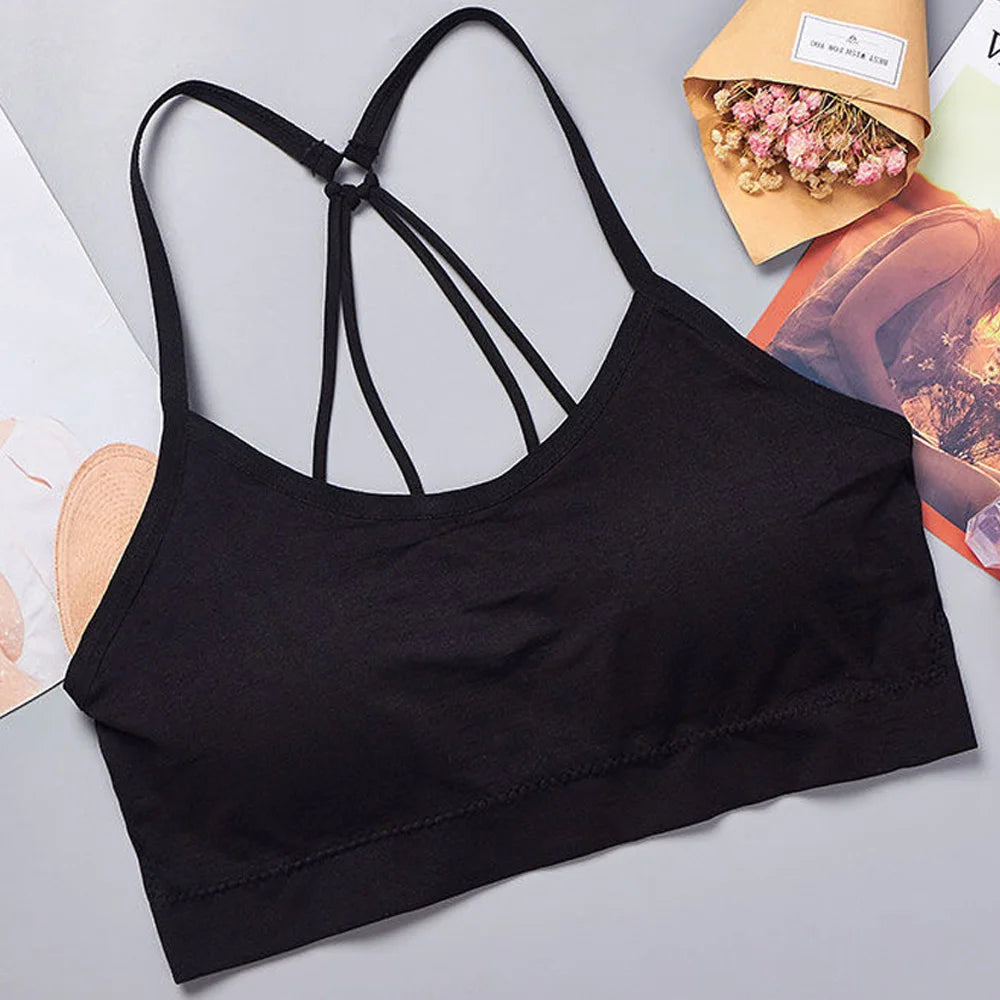 Women’s Seamless Yoga Crop Top Sports Bra