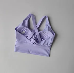 High-Support Sports Bra for Running and Fitness