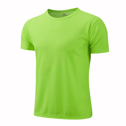 Quick-Dry Short Sleeve Sports T-Shirt for Gym Training