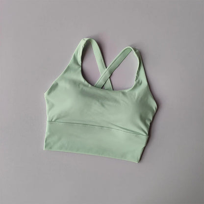 High-Support Sports Bra for Running and Fitness