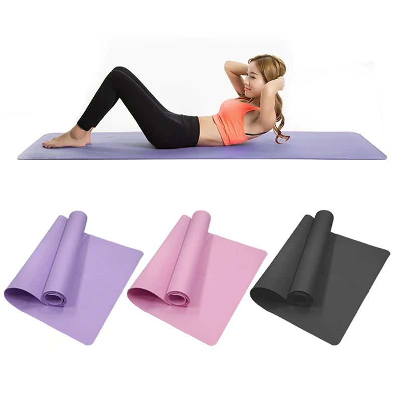 4mm Non-Slip EVA Yoga Mat for Pilates and Fitness