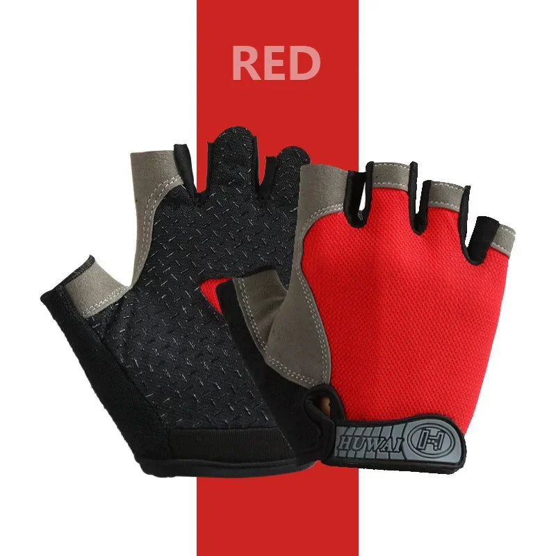 Breathable Anti-Slip Fingerless Workout Gloves