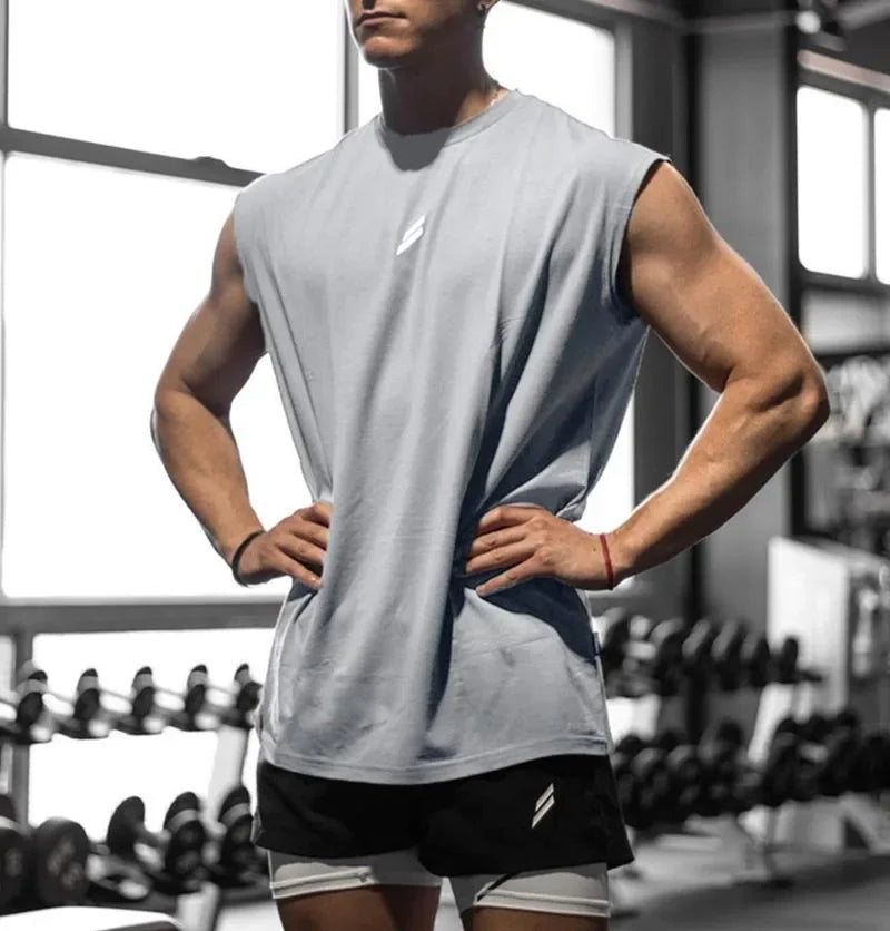 Men’s Quick-Dry Sleeveless Gym Tank Top