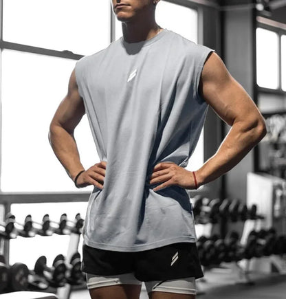 Men’s Quick-Dry Sleeveless Gym Tank Top