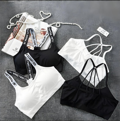 Women’s Seamless Yoga Crop Top Sports Bra