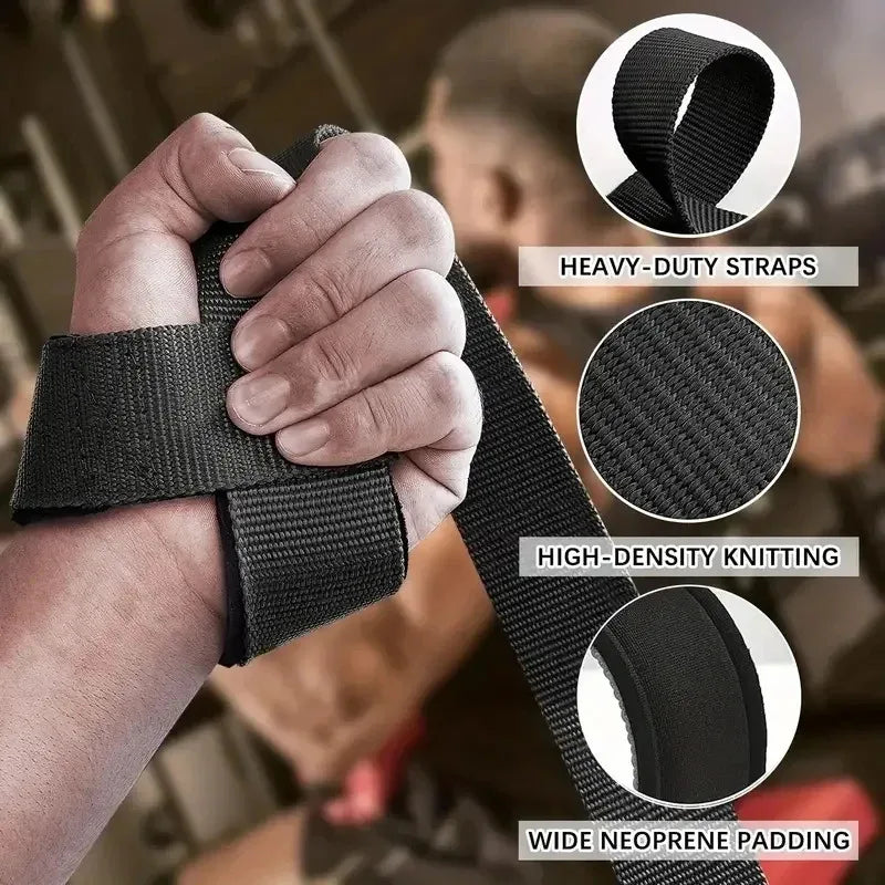 Adjustable Weightlifting Wrist Straps for Gym Training