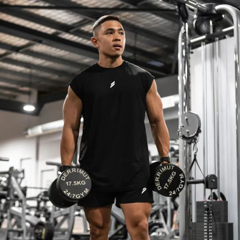 Men’s Quick-Dry Sleeveless Gym Tank Top