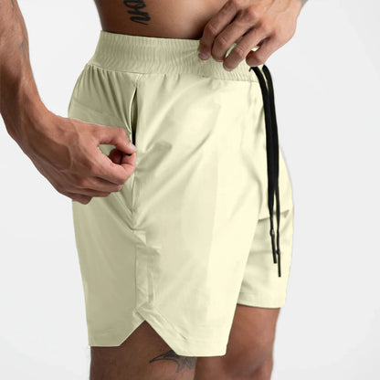Men’s Quick-Dry Running Shorts for Fitness and Casual Wear