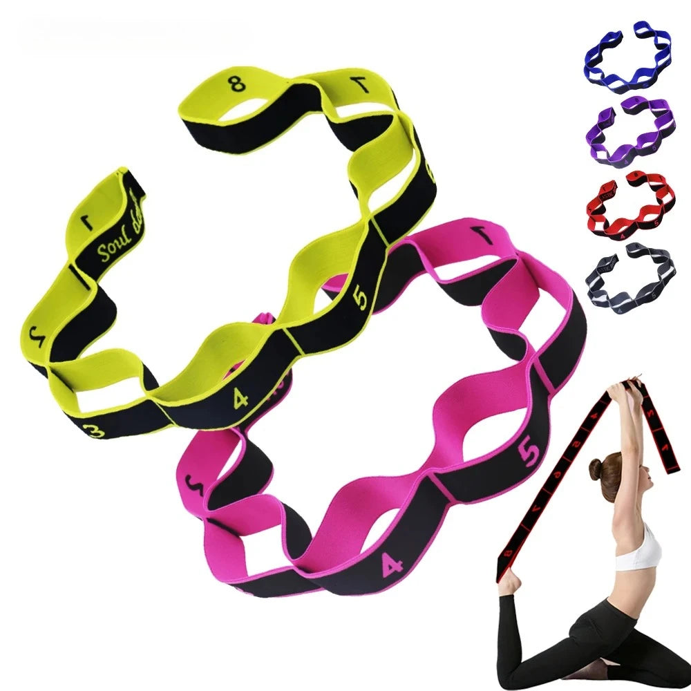 Yoga Stretch Strap Resistance Band for Pilates and Dance