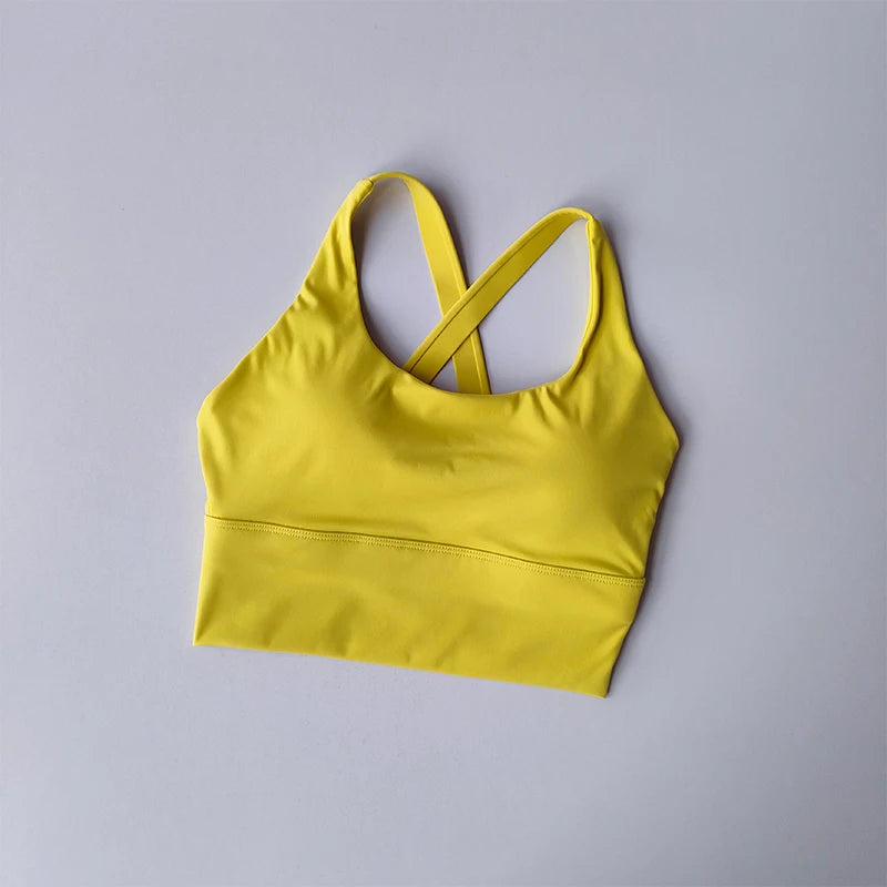High-Support Sports Bra for Running and Fitness