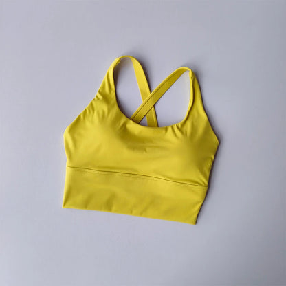 High-Support Sports Bra for Running and Fitness