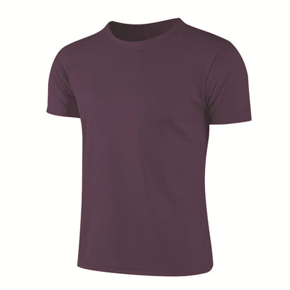 Men’s Multicolor Quick-Dry Sports Training T-Shirt