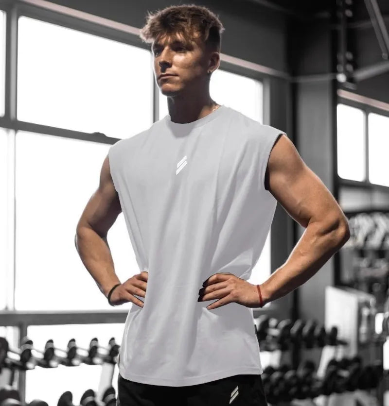 Men’s Quick-Dry Sleeveless Gym Tank Top