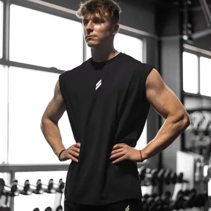 Men’s Quick-Dry Sleeveless Gym Tank Top