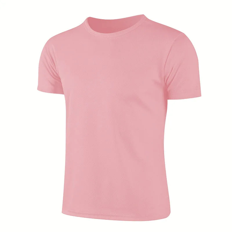 Quick-Dry Short Sleeve Sports T-Shirt for Gym Training