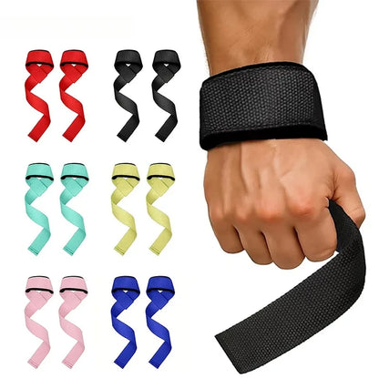 Adjustable Weightlifting Wrist Straps for Gym Training