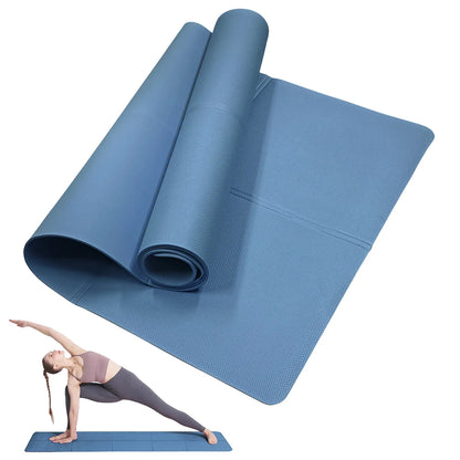 4mm Non-Slip EVA Yoga Mat for Pilates and Fitness