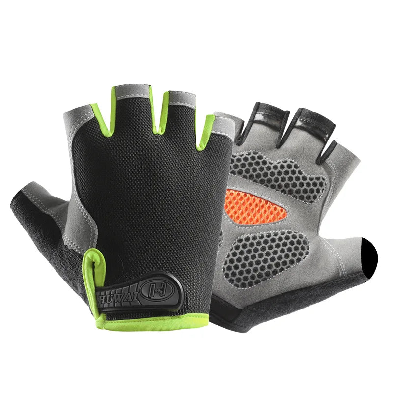Breathable Anti-Slip Fingerless Workout Gloves
