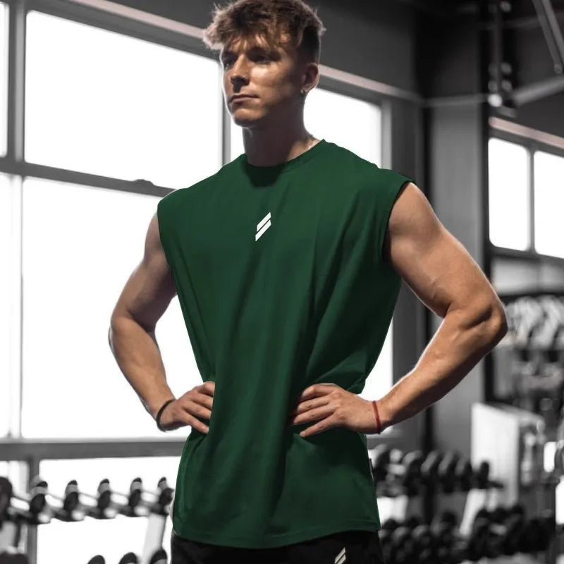 Men’s Quick-Dry Sleeveless Gym Tank Top