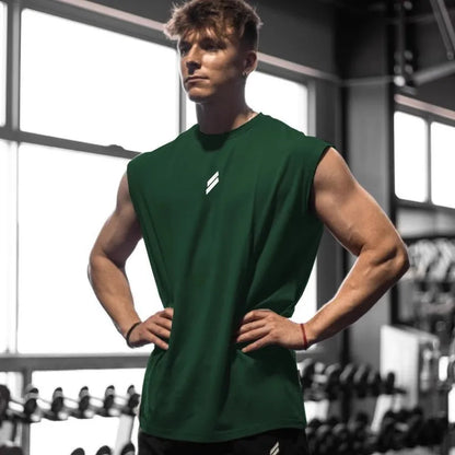 Men’s Quick-Dry Sleeveless Gym Tank Top