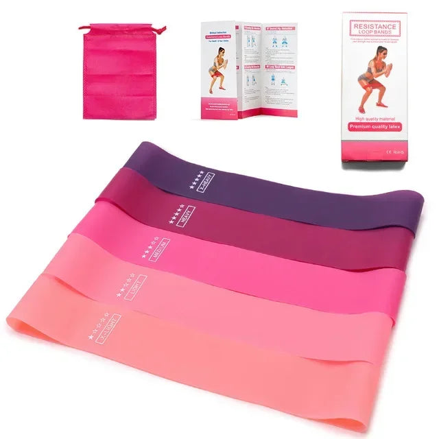 Portable Resistance Bands for Home Workouts and Pilates