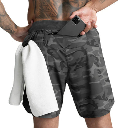 Men’s Quick-Dry Running Shorts for Fitness and Casual Wear