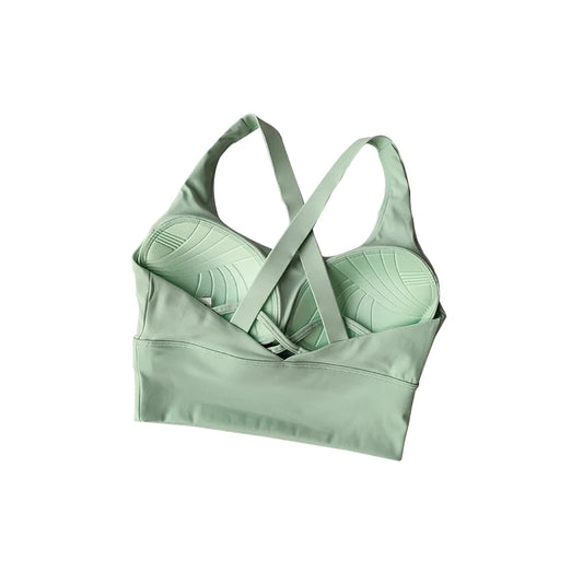 High-Support Sports Bra for Running and Fitness