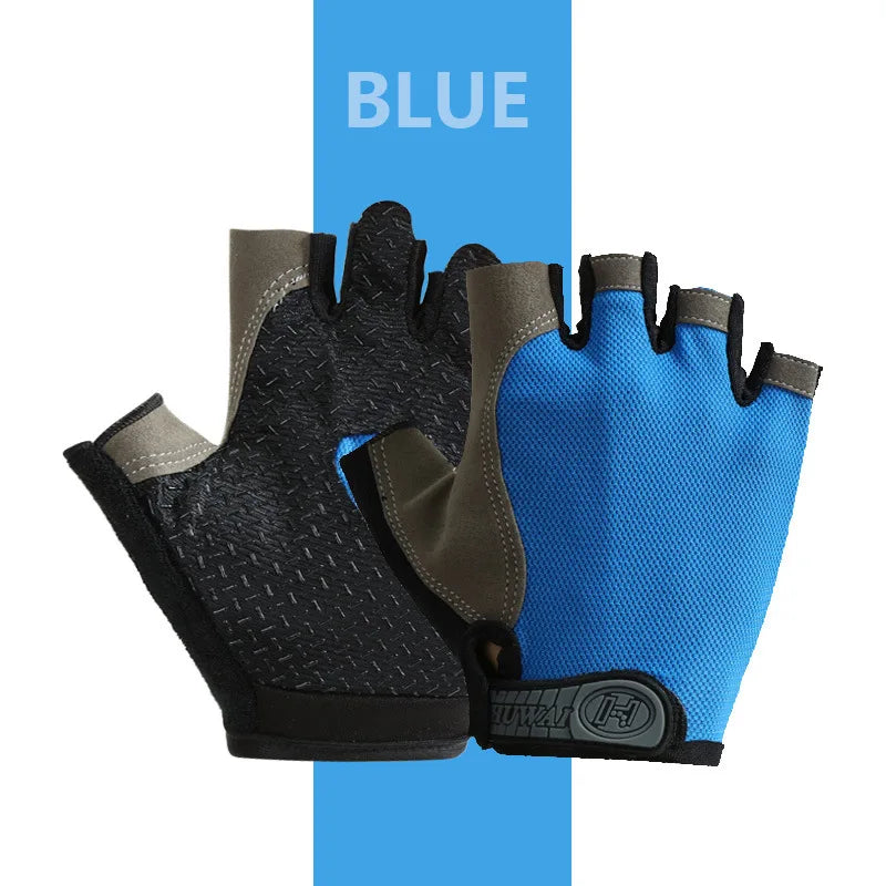Breathable Anti-Slip Fingerless Workout Gloves