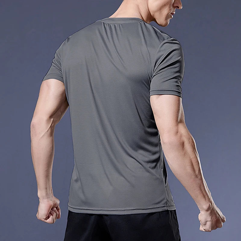 Men’s Quick-Dry Soccer and Running Training Shirt