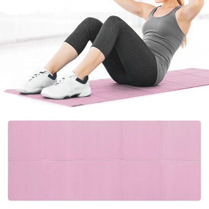 4mm Non-Slip EVA Yoga Mat for Pilates and Fitness