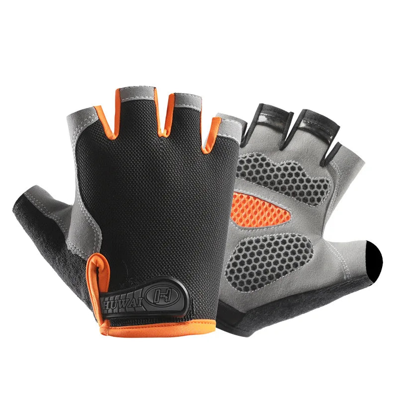 Breathable Anti-Slip Fingerless Workout Gloves