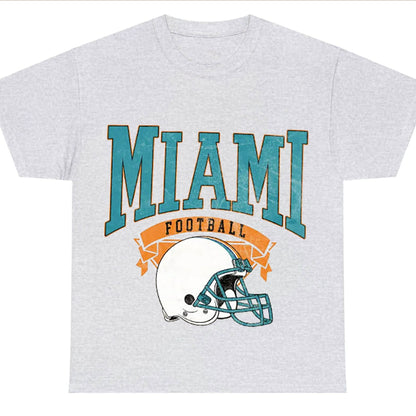 Customizable Football Fan Graphic T-Shirt