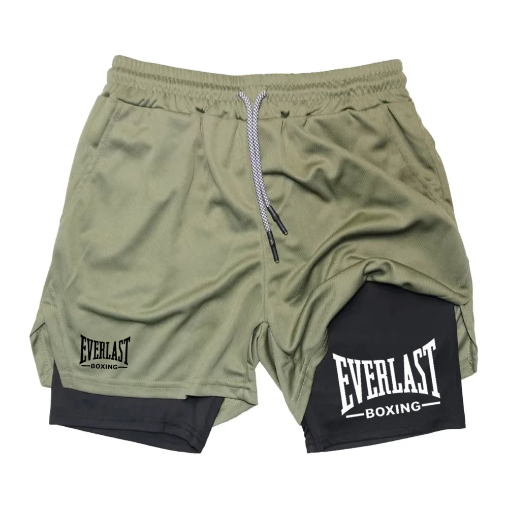 Men’s EVERLAST Compression Basketball Gym Shorts