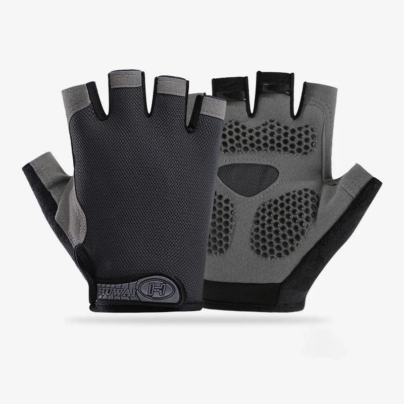 Fingerless Gym Gloves for Weightlifting and Cycling