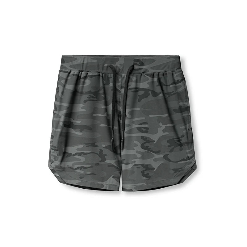 Men’s Quick-Dry Running Shorts for Fitness and Casual Wear