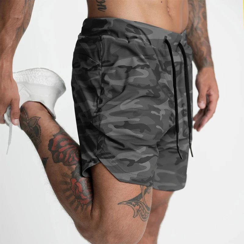 Men’s Quick-Dry Running Shorts for Fitness and Casual Wear