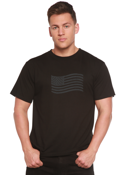 Men’s American Flag Bamboo Graphic T-Shirt