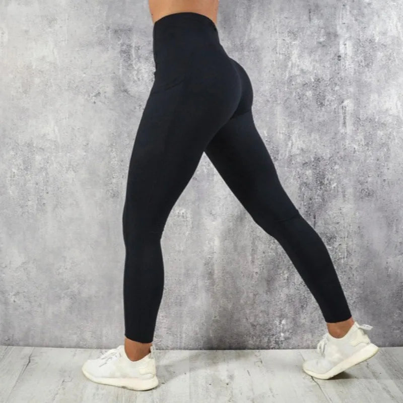 Women’s High-Waist Yoga Leggings with Pocket