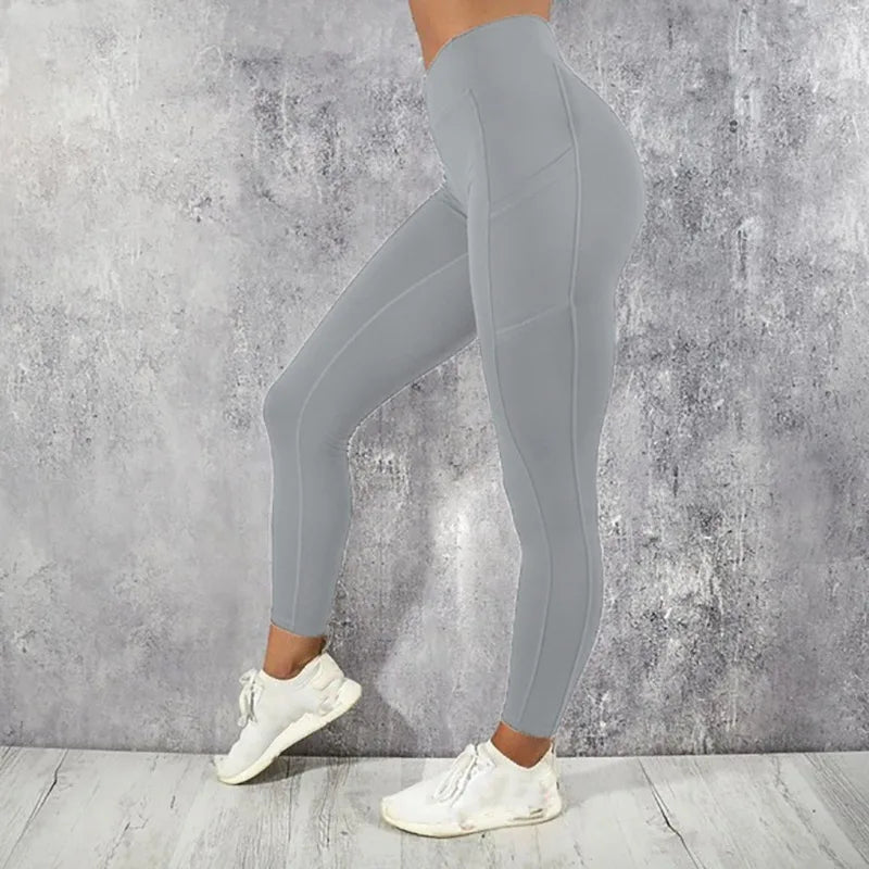 Women’s High-Waist Yoga Leggings with Pocket