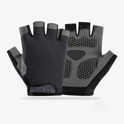 Fingerless Gym Gloves for Weightlifting and Cycling