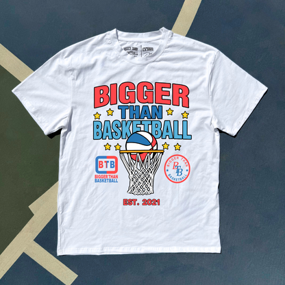 All-Star White Basketball T-Shirt