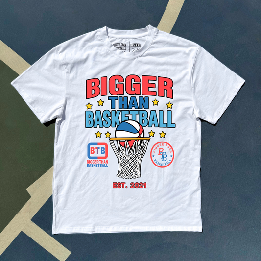 All-Star White Basketball T-Shirt