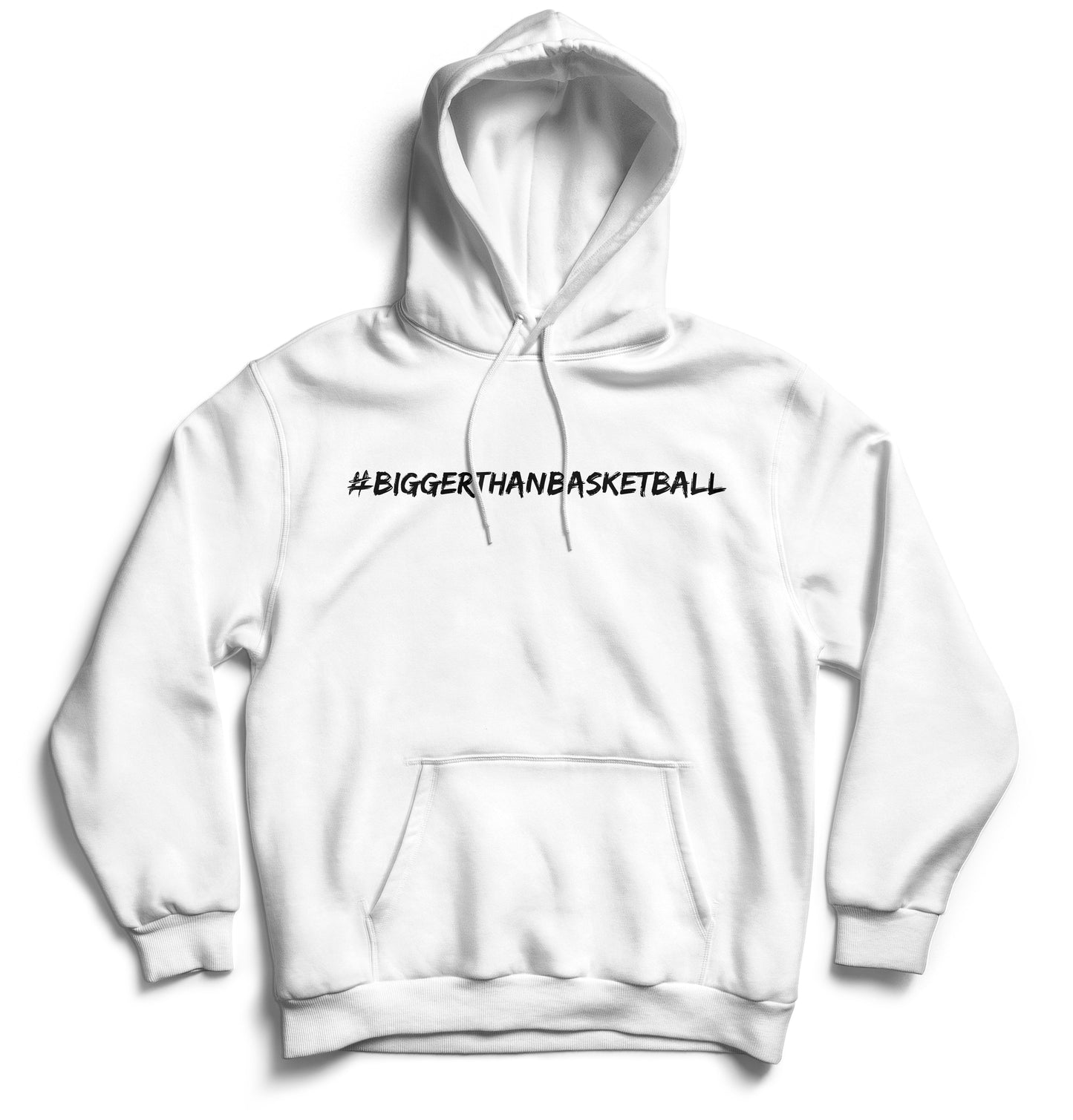 Bigger Than Basketball White Hoodie