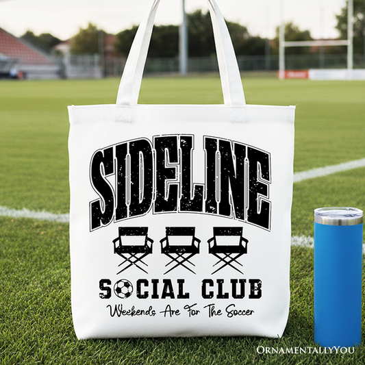 Soccer Game Day Tote Bag for Sports Fans