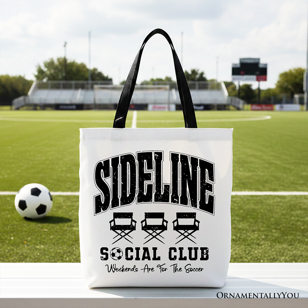 Soccer Game Day Tote Bag for Sports Fans