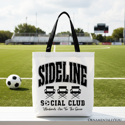 Soccer Game Day Tote Bag for Sports Fans